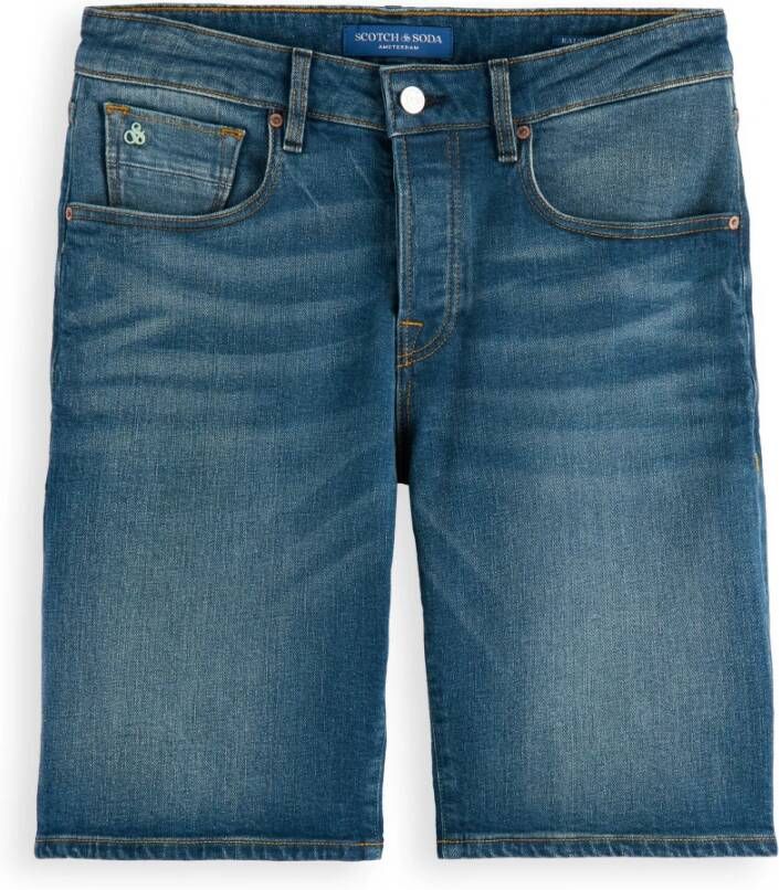 Scotch & Soda Denim Shorts Blauw Heren