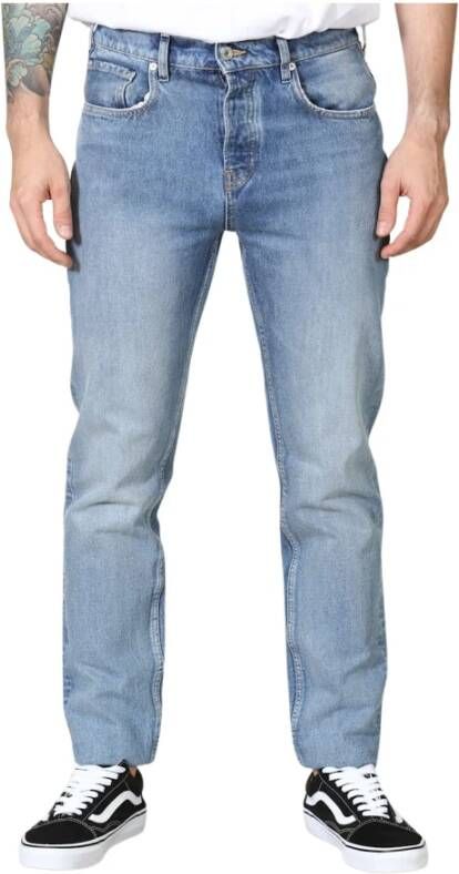 Scotch & Soda The Norm Blauw Cure | High-rise straight fit