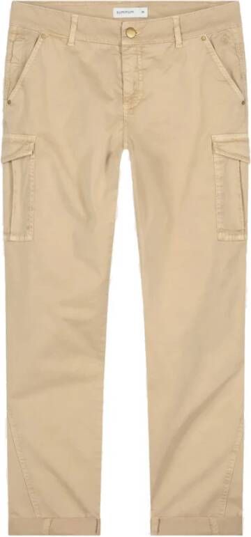 Summum Woman Slim fit broek , Beige, Dames