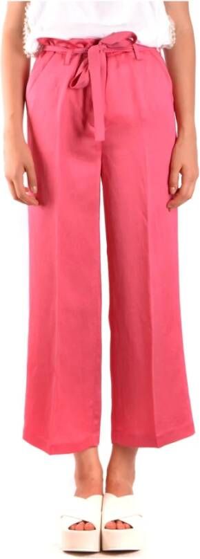 Twinset Wijde Broeken Roze Dames
