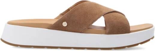 Ugg Emily glijbanen , Bruin, Dames