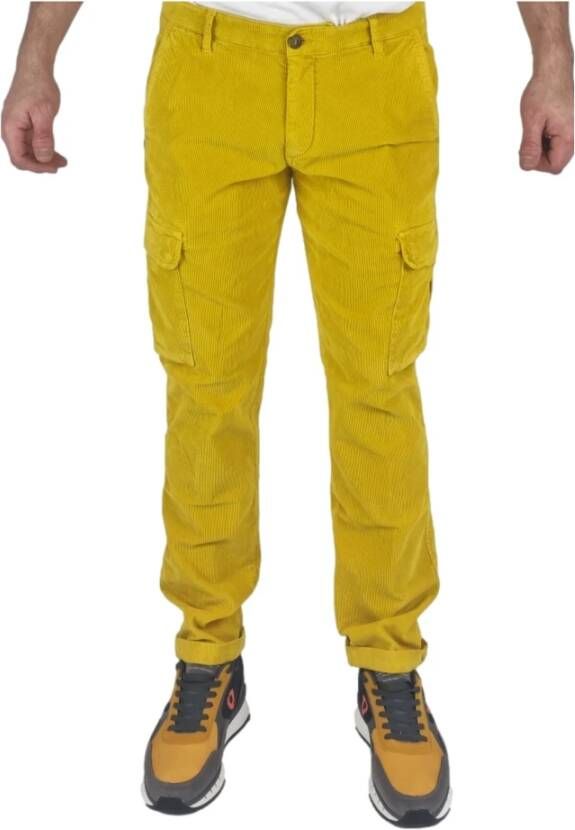 40Weft Slim fit Trousers , Geel, Heren
