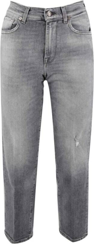 7 For All Mankind 7 voor alle menselijke broek grijs , Grijs, Dames