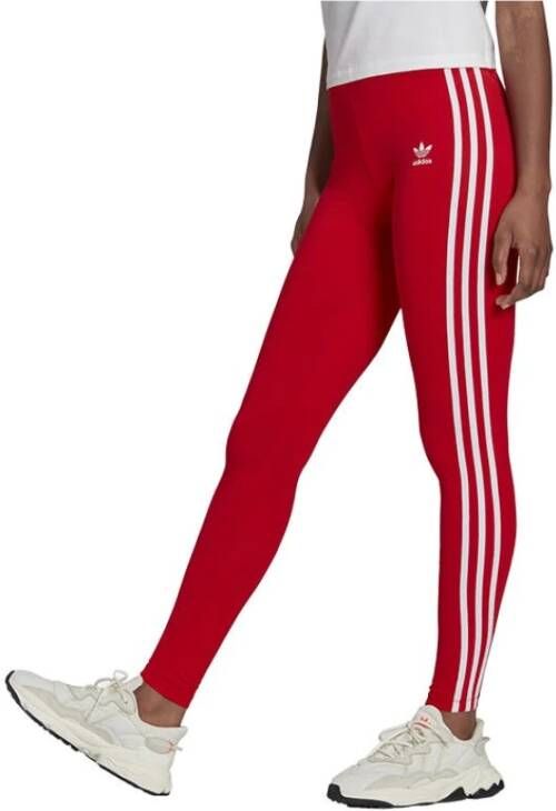 adidas Originals 3 Stripes Leggings Dames Red Dames