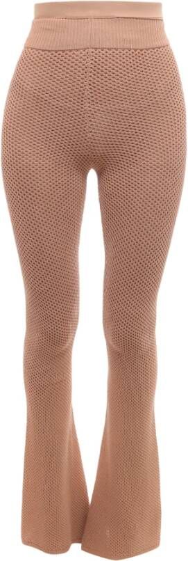 Andrea Adamo Leggings , Bruin, Dames