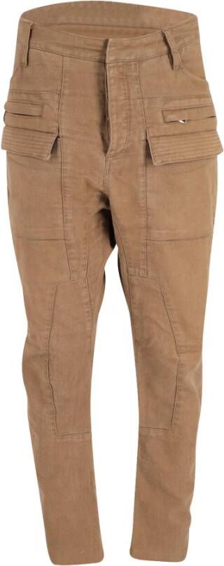Balmain Cargo Pants in bruin katoen Balmain Pre owned, Bruin, Heren