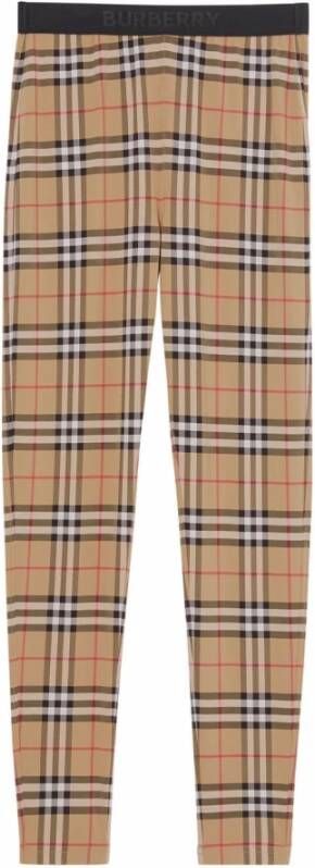 Burberry Leggings & treggings Beige Dames