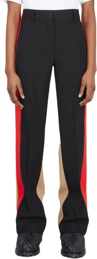 Burberry Lottie kleurblokbroek , Zwart, Dames