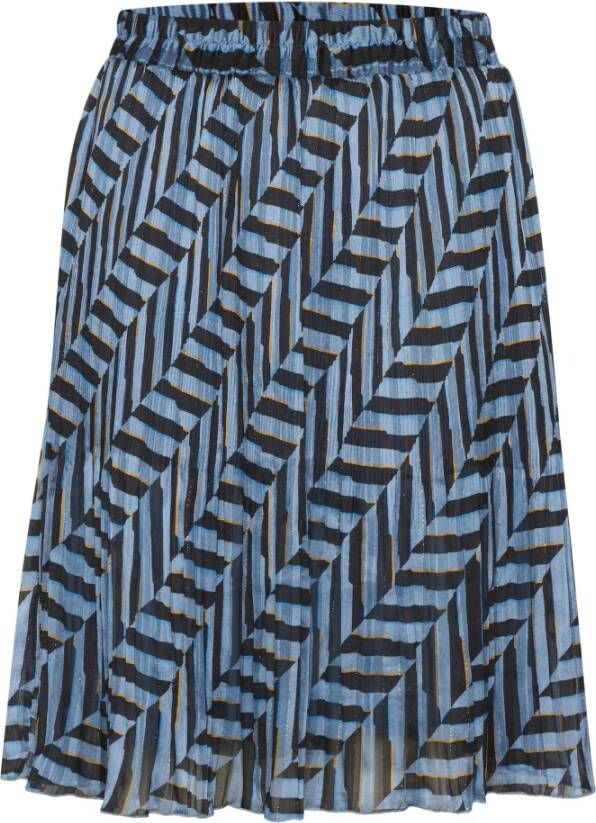 Cream CRVilda Plissé Skirt , Blauw, Dames