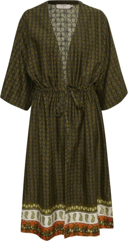 Cream EmmeliaCR Kimono , Groen, Dames