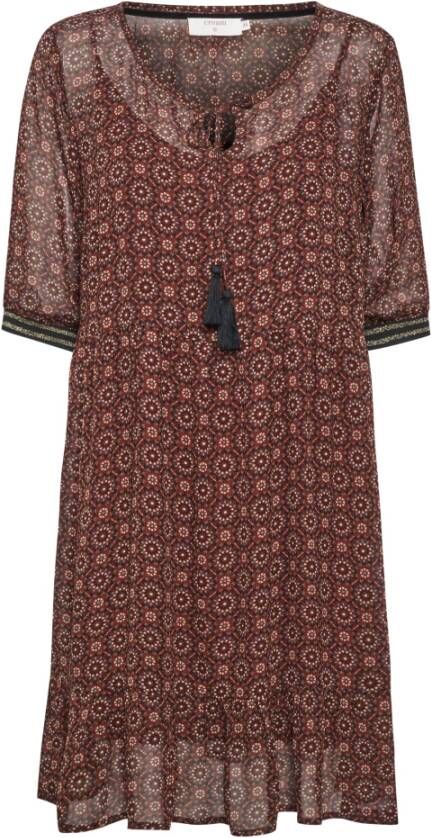 Cream Casual kleedjes Bruin Dames