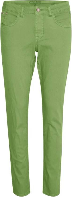 Cream LotteCR Plain Twill Coco Fit , Groen, Dames