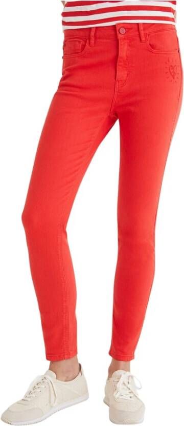 Desigual Pantalons Rood Dames
