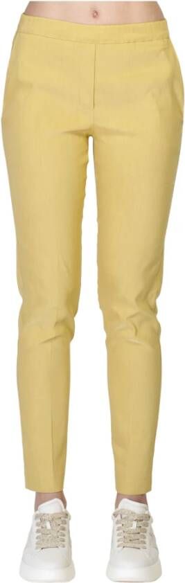 D.Exterior Slim fit broek , Geel, Dames