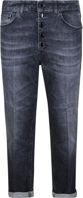 Dondup Cropped spijkerbroek , Zwart, Dames