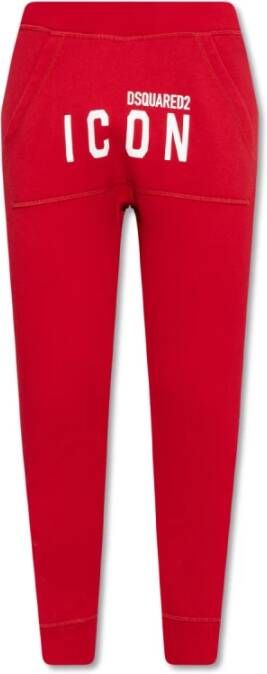 Dsquared2 Trainingsbroek met logo , Rood, Heren