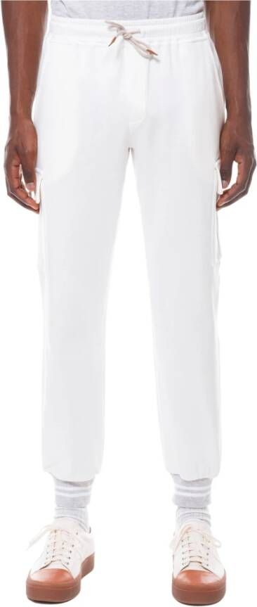 Eleventy Hoogste broek wit , Wit, Heren