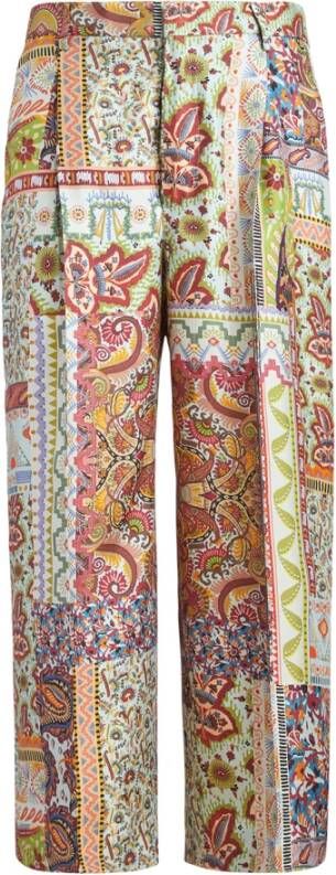 ETRO Broek , Oranje, Dames