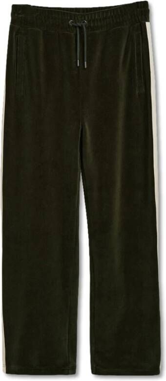 Gant Straight fit joggingbroek van fluweel met streepdetail