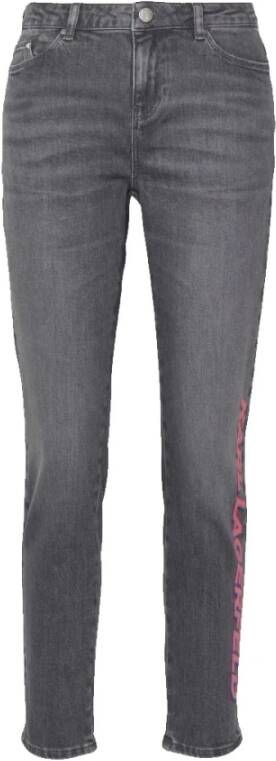 Karl Lagerfeld Toekomstig logo GF denim broek , Grijs, Dames