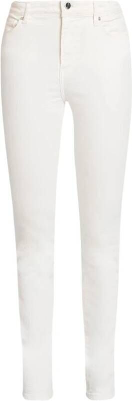 Kiton Jns broek katoen , Wit, Dames