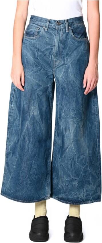 Levi's Brede broek , Blauw, Dames