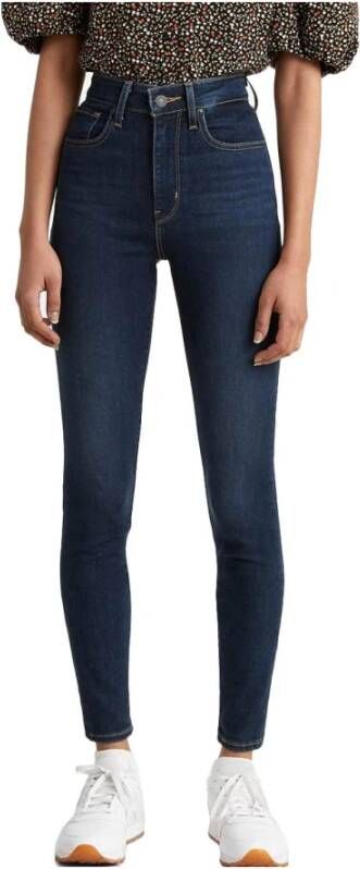 Levi's Een broek , Blauw, Dames