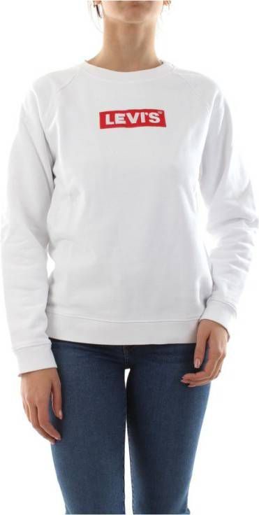 Levi's Levis 29717 0092 Crew Fleece Sweater Women White
