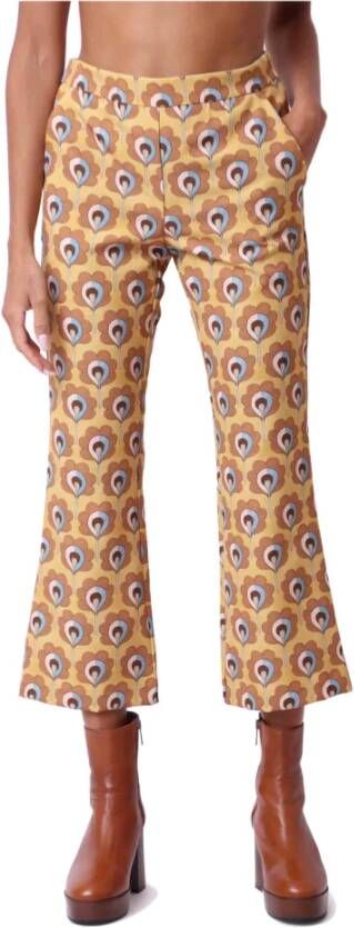Maliparmi Slim fit broek , Geel, Dames