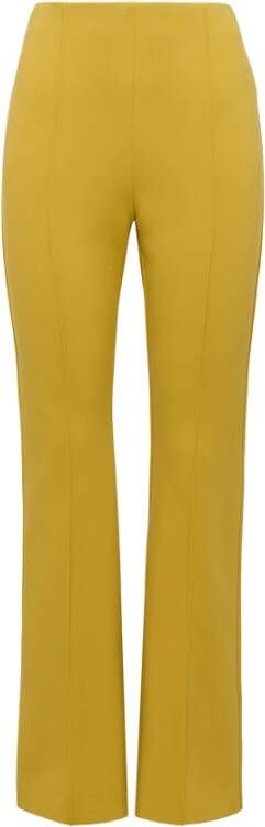 Maliparmi Wijde Broeken Geel Dames