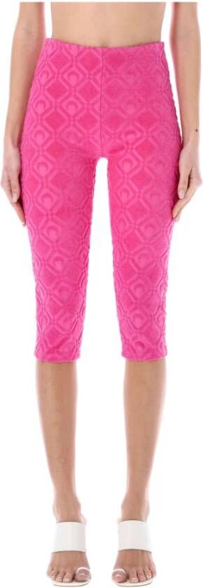 Marine Serre Vrouwen kleding shorts fuchsia ss23 , Roze, Dames