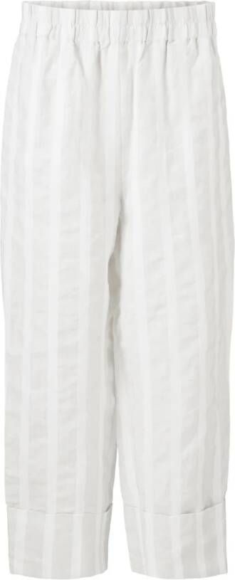 Masai Wijde Broeken Wit Dames