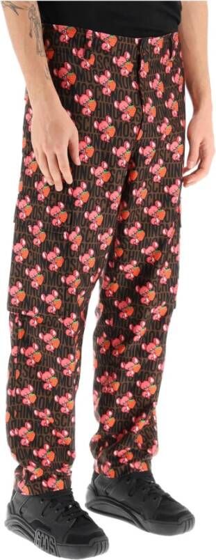 Moschino Rechte broek , Bruin, Heren