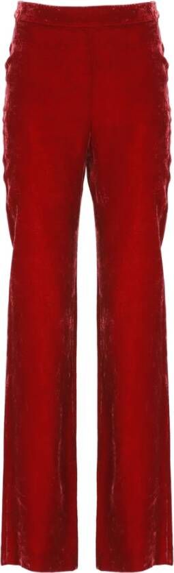 Moschino Rechte broek , Rood, Dames