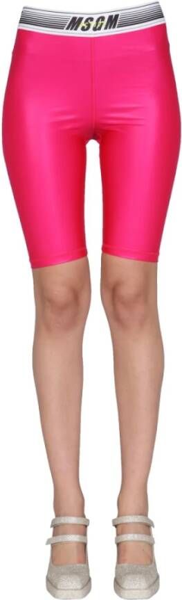 Msgm Actieve fietser Bermuda , Roze, Dames