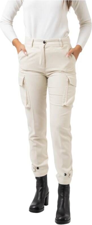 Myths Rechte broek , Wit, Dames