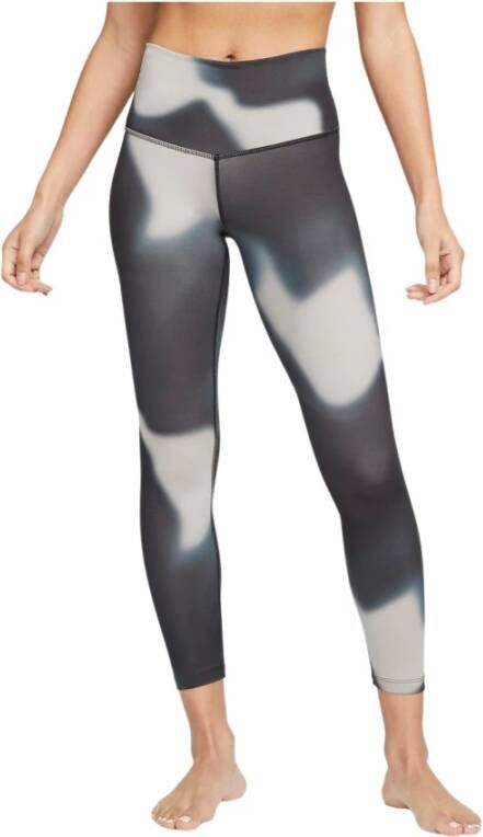Nike W ny df hr 7/8 strakke AOP leggins , Grijs, Dames