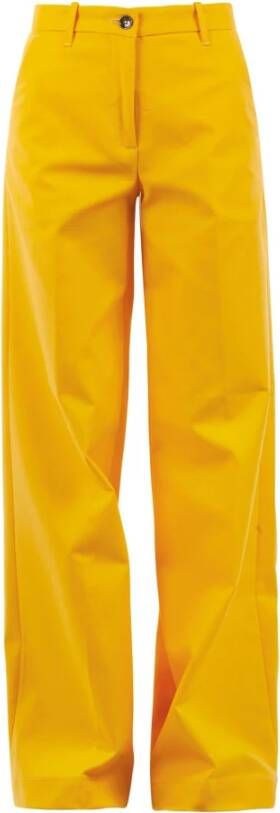 Nine In The Morning Wijde Broeken Geel Dames