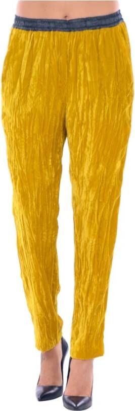 Nude Slim fit broek , Geel, Dames