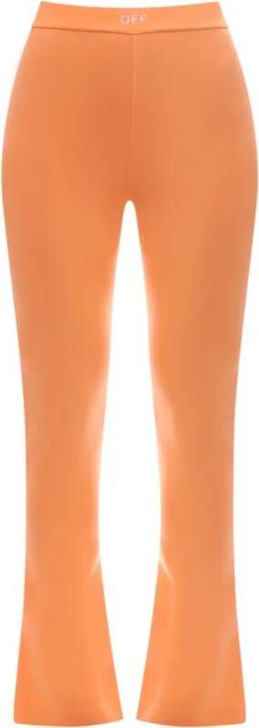 Off White Leggings , Oranje, Dames