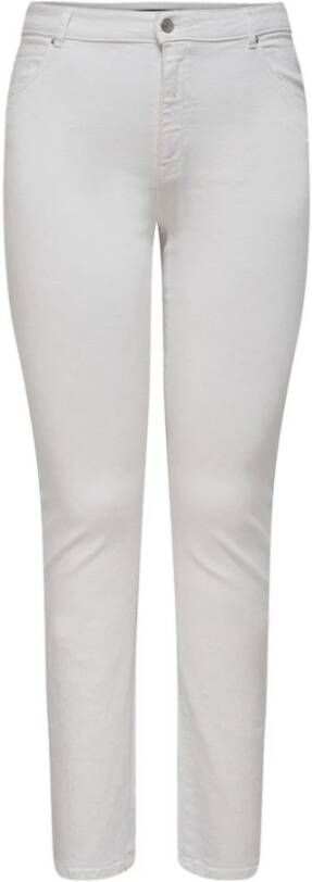 Only Carmakoma Carlaola HW Slim JNS Azg270 Dnmnoo WIT | Freewear humor , Wit, Dames