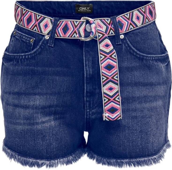 Only Denim shorts Blauw Dames