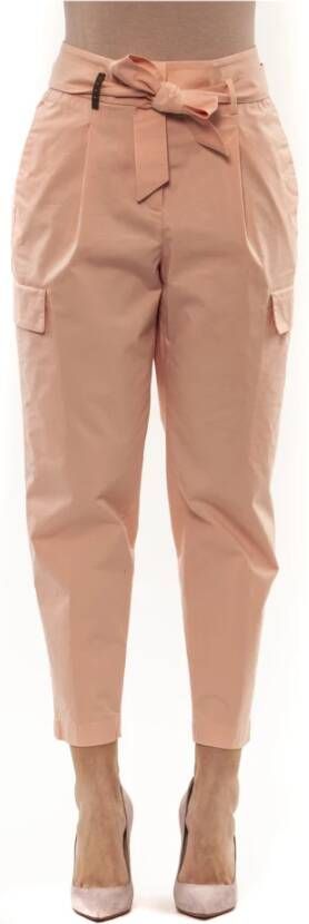 PESERICO Een broek , Oranje, Dames