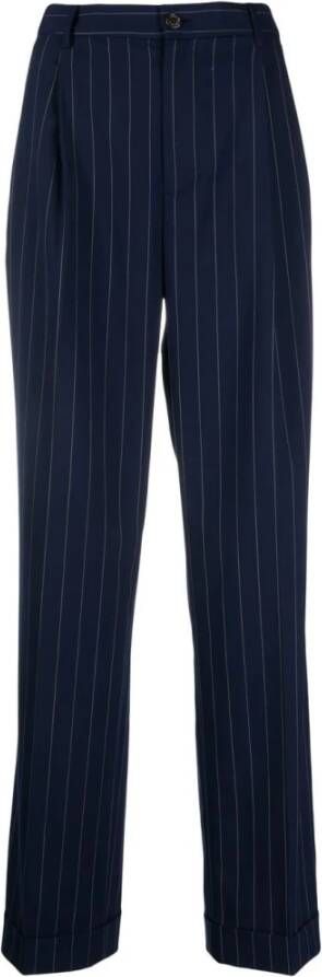 Ralph Lauren Vrijetijds broeken Blauw Dames