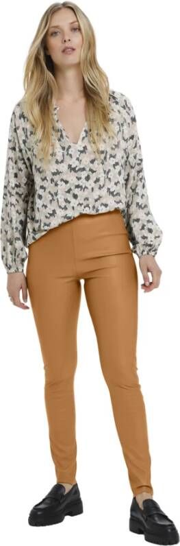 Soaked in Luxury Leggings & treggings Oranje Dames