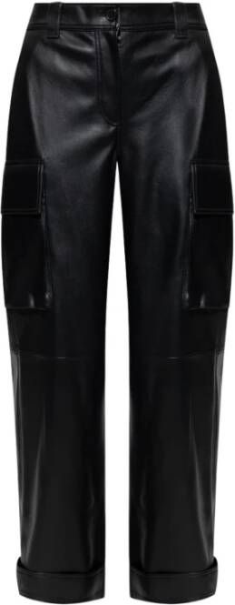 Stand Studio Faux leather trousers , Zwart, Dames