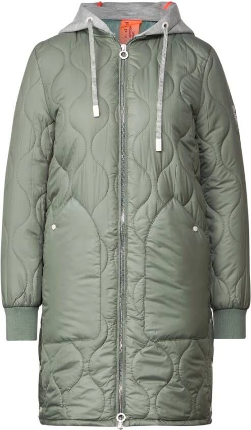 Street One Parka Jassen Groen Dames