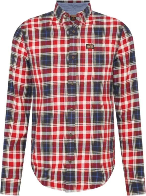 Superdry Alledaagse t shirts , Rood, Heren