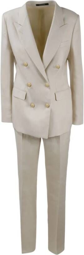 Tagliatore Jumpsuits & Tuinbroeken Beige Dames