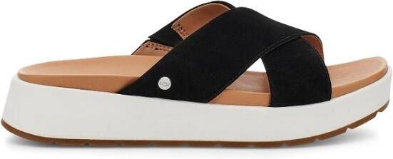 Ugg Schuifregelaars , Zwart, Dames